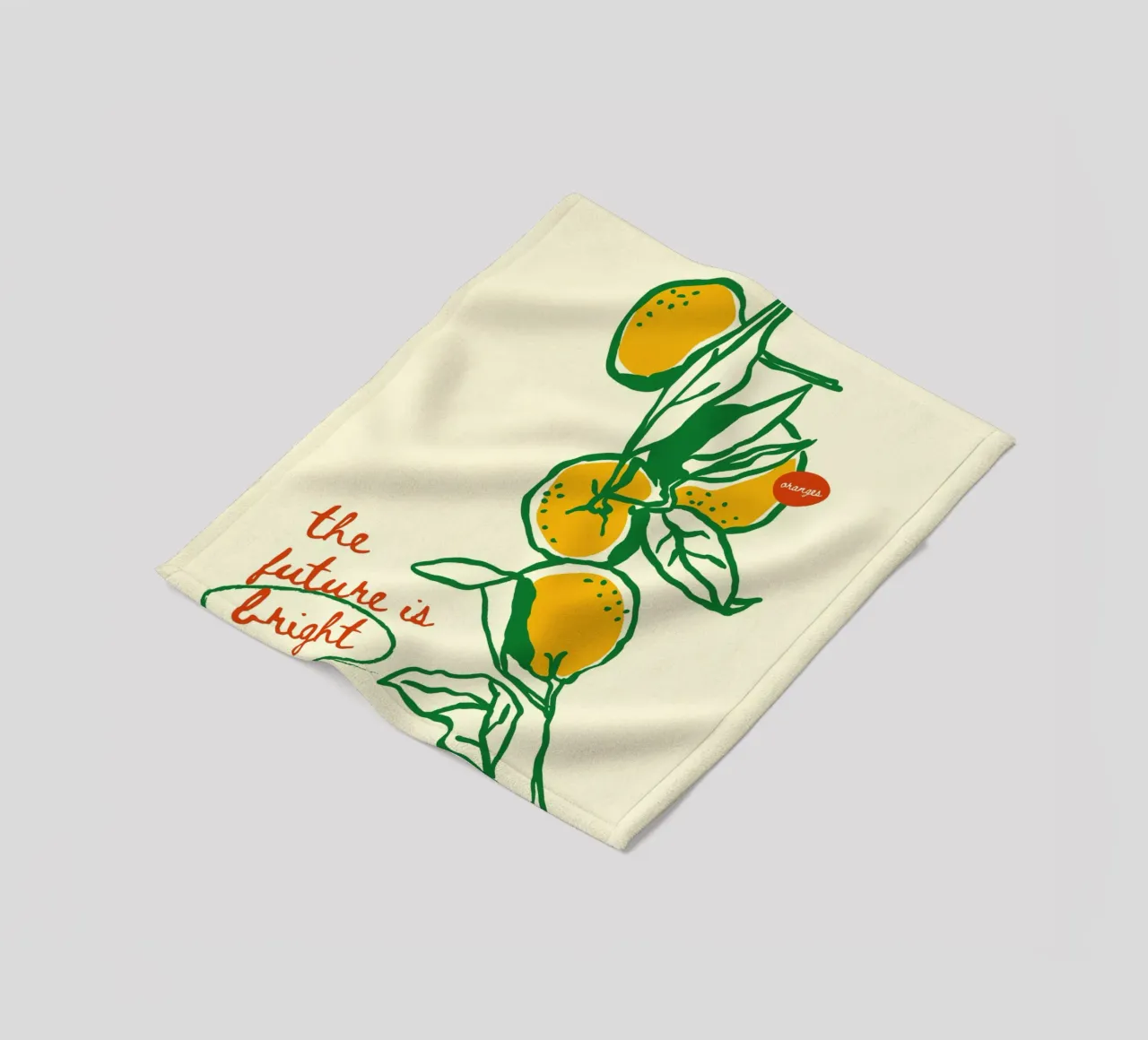 Boho Food 15 Bright Future coperta in pile da Boho Print Collection
