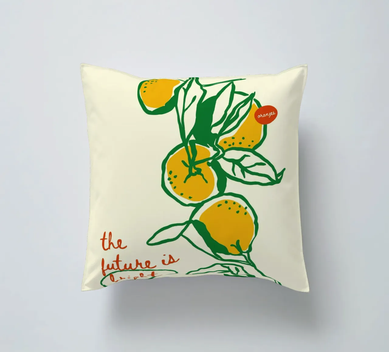 Boho Food 15 Bright Future cuscino da Boho Print Collection