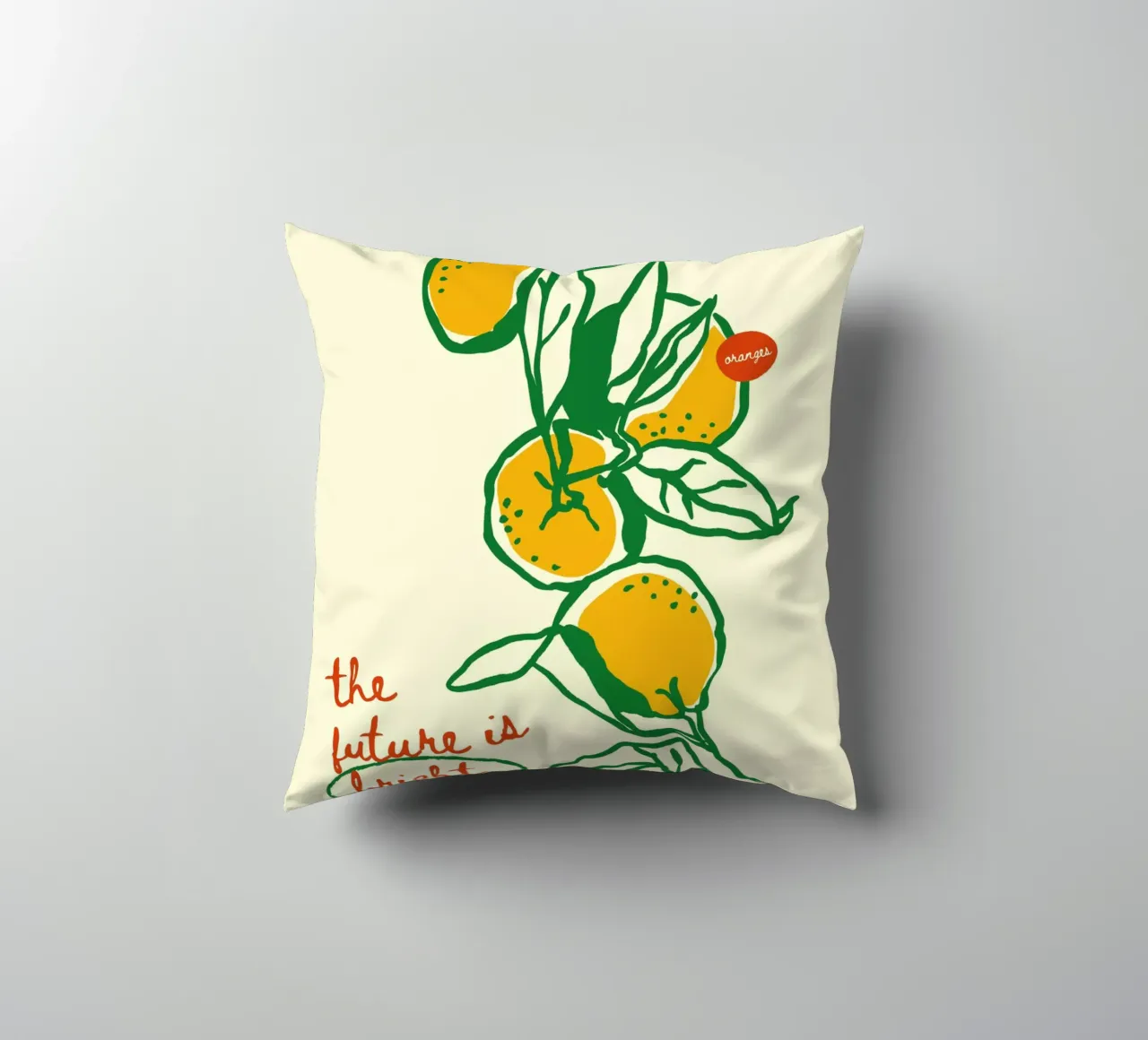 Boho Food 15 Bright Future cuscino da Boho Print Collection