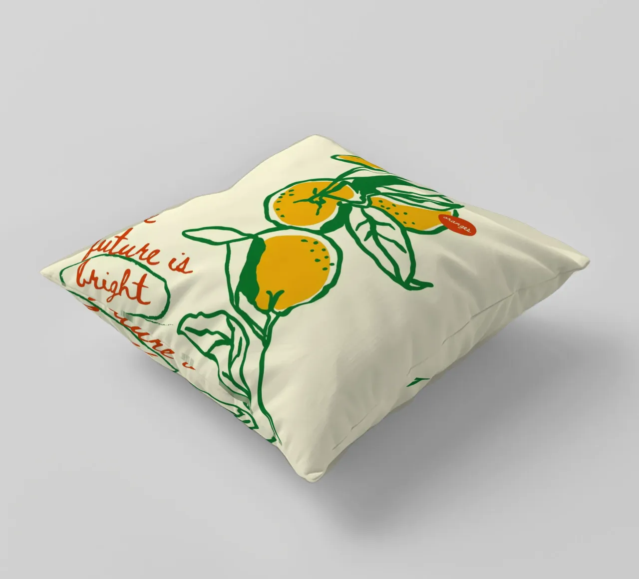 Boho Food 15 Bright Future cuscino da Boho Print Collection