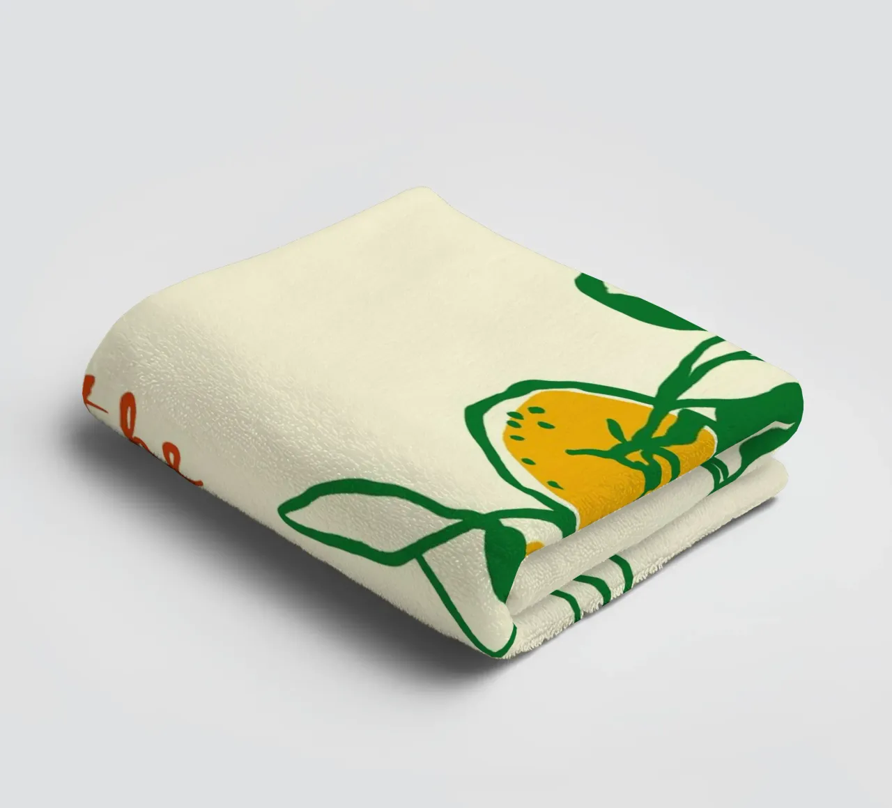 Boho Food 15 Bright Future toalla de baño de Boho Print Collection