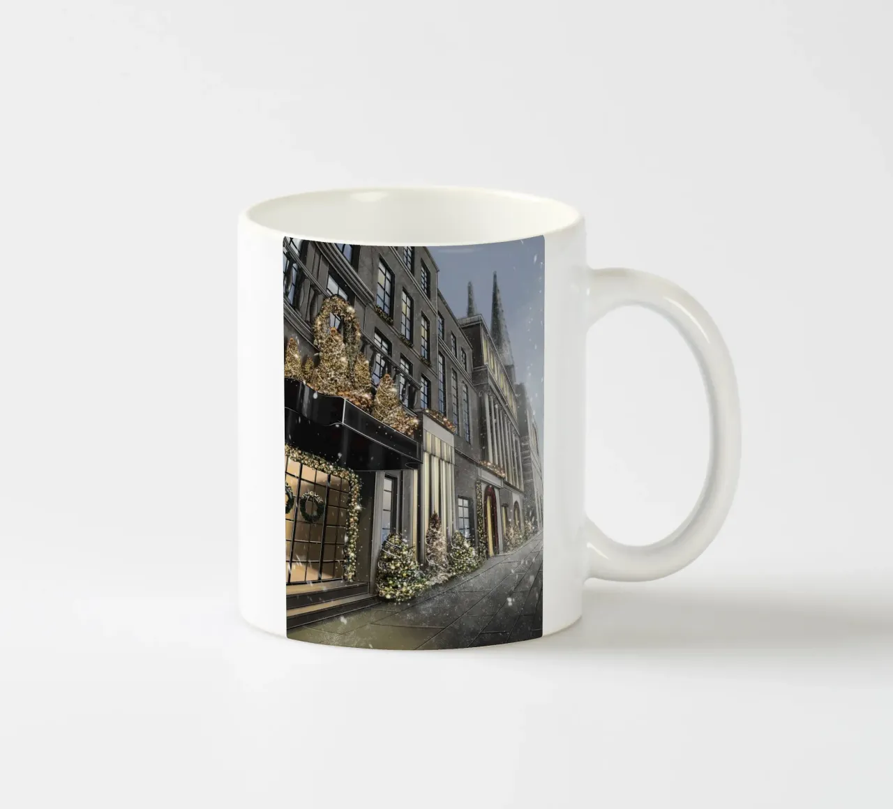 strada vecchia tazza in ceramica da sketch_visual_studio