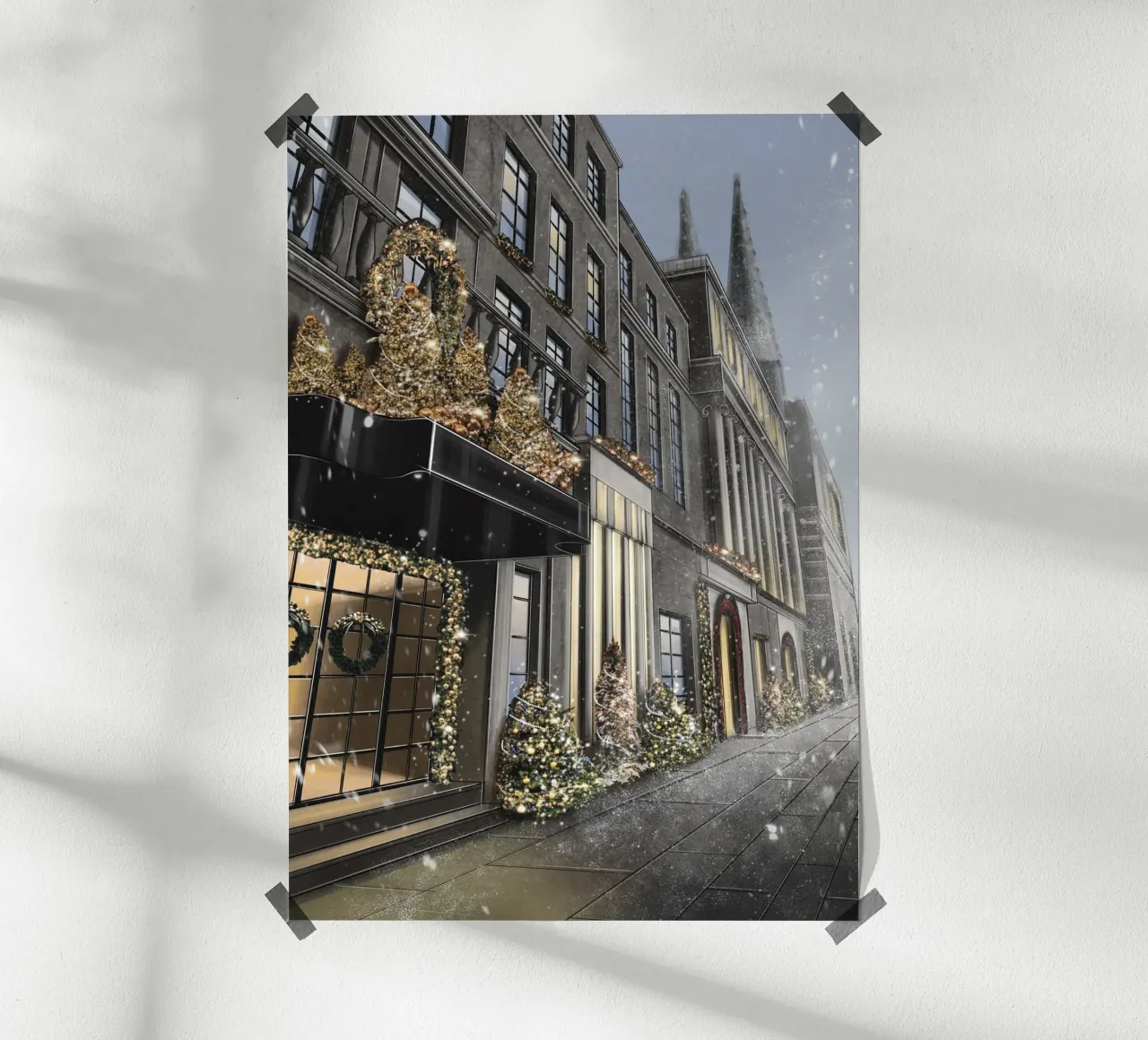 old street poster da by elle arts moments