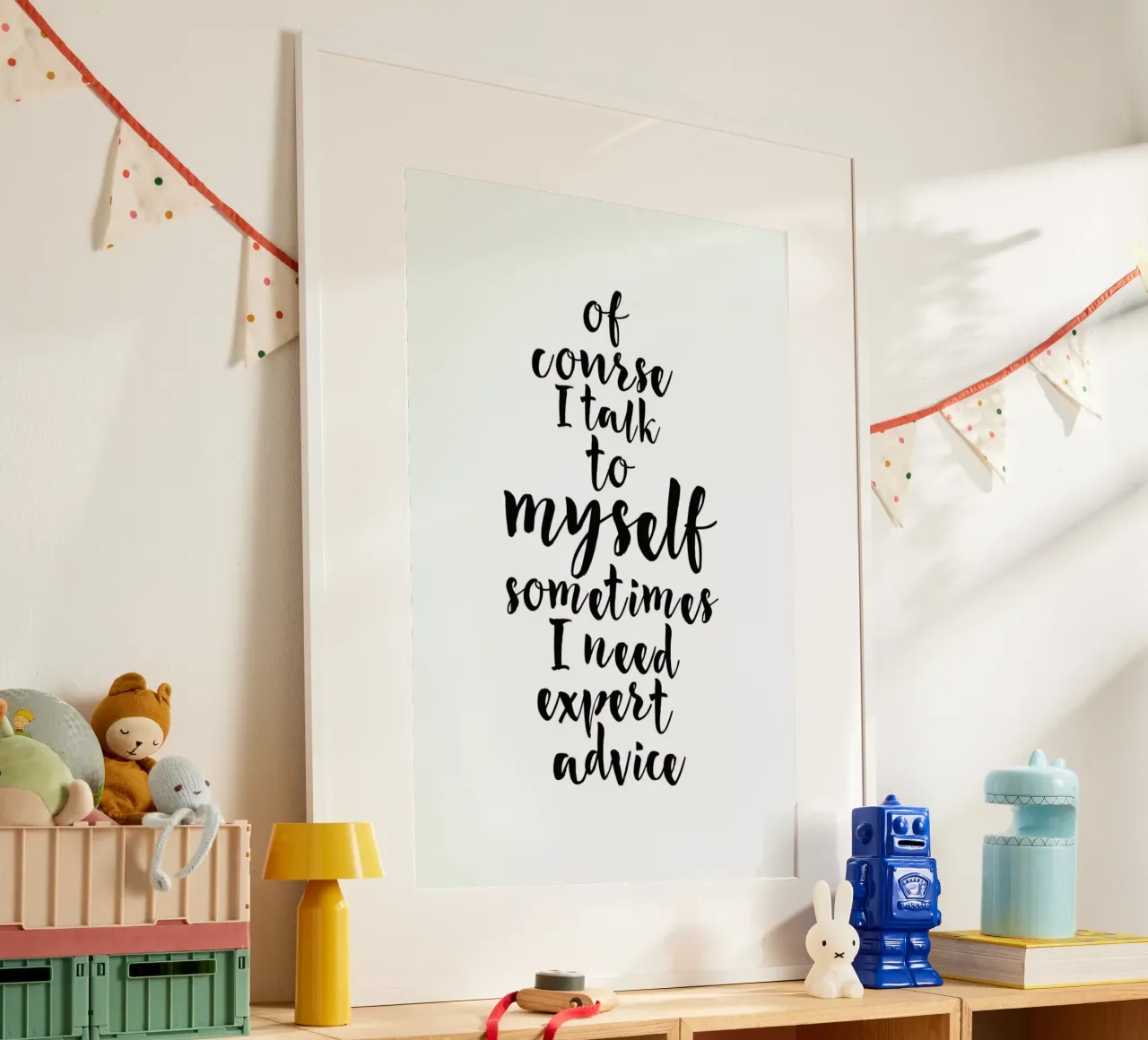 Expert advice poster con telaio in legno da FUNKE Lifestyle GmbH