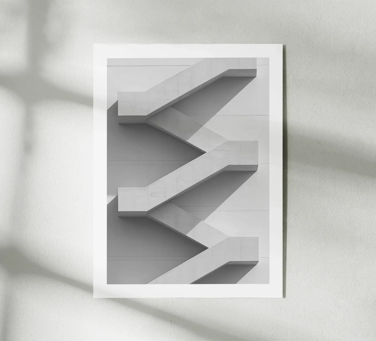 Scala a zig-zag plexiglass da Monochrome