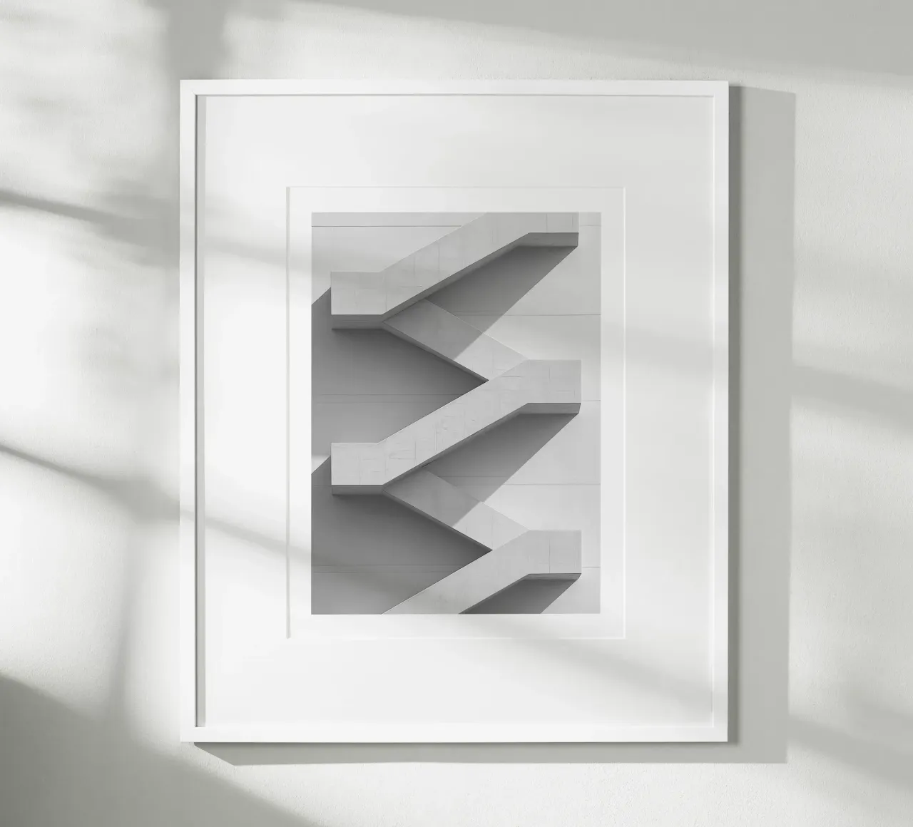 Scala a zig-zag carta hahnemühle da Monochrome