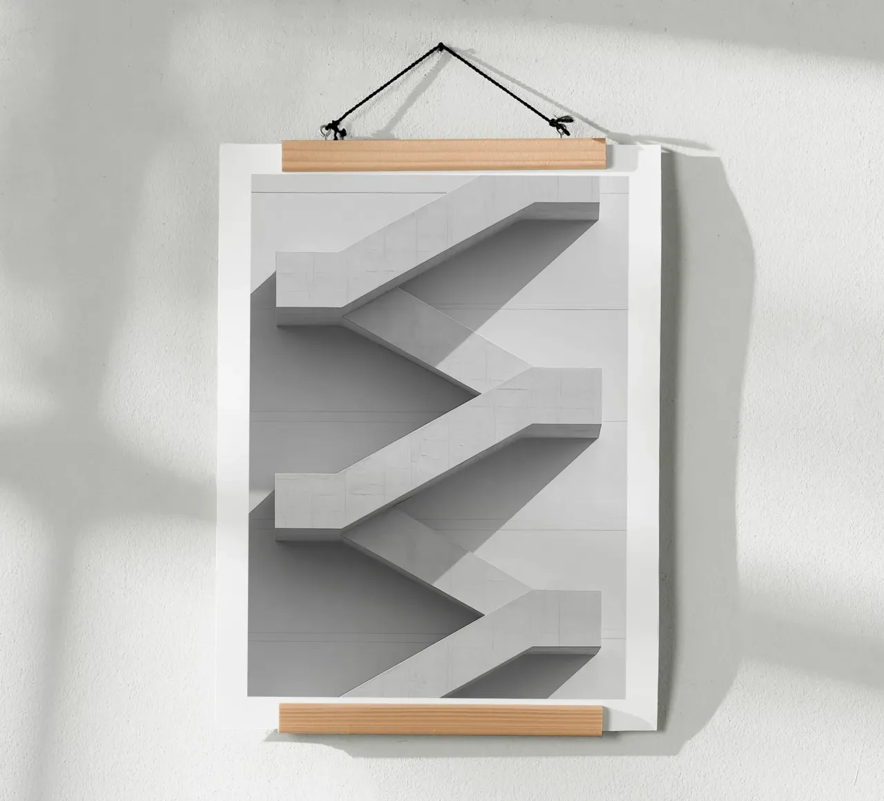 Scala a zig-zag carta hahnemühle da Monochrome