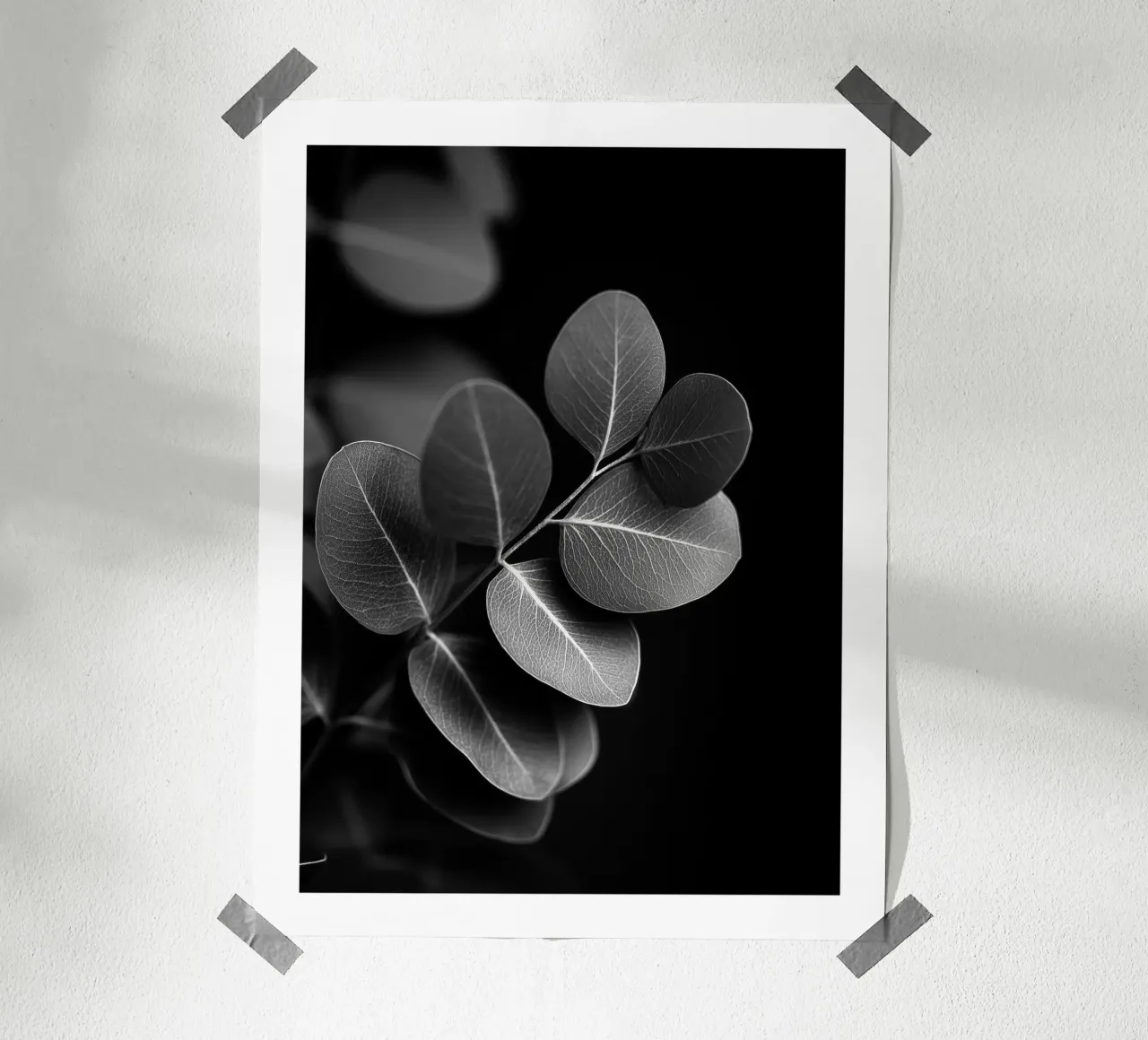 Round Eucalyptus poster by Monochrome