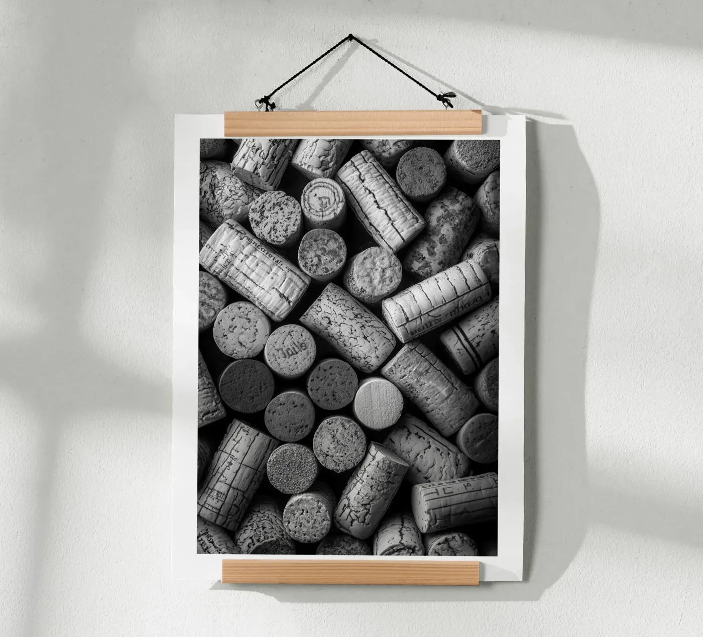 Wine corks poster by Monochrome