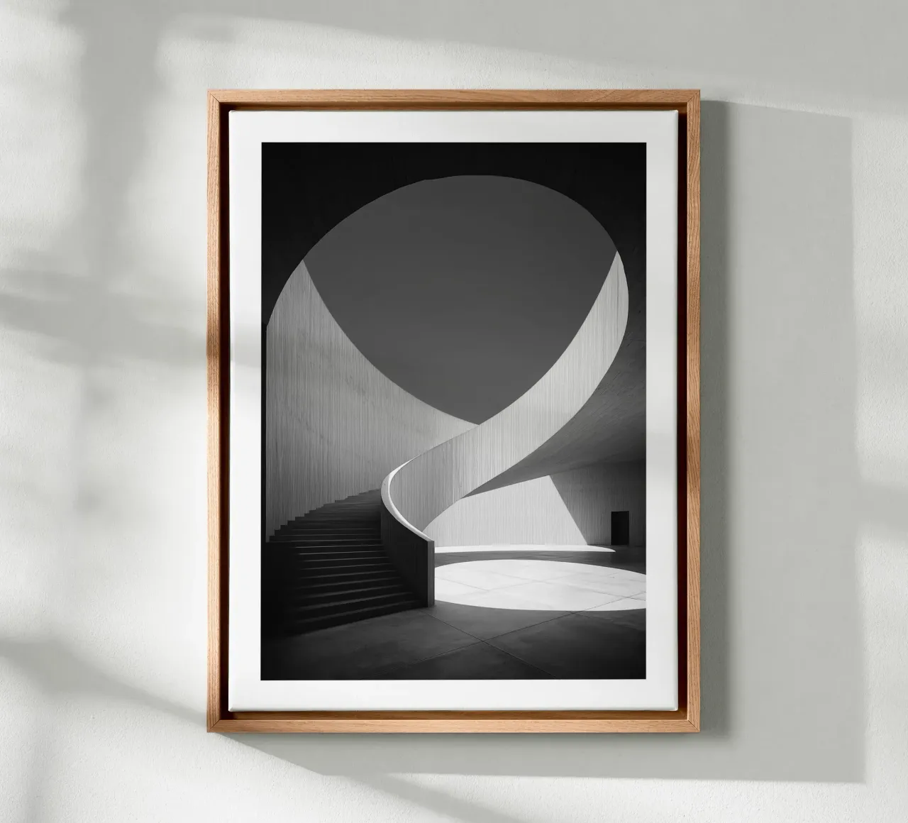 Scala elicoidale tela da Monochrome