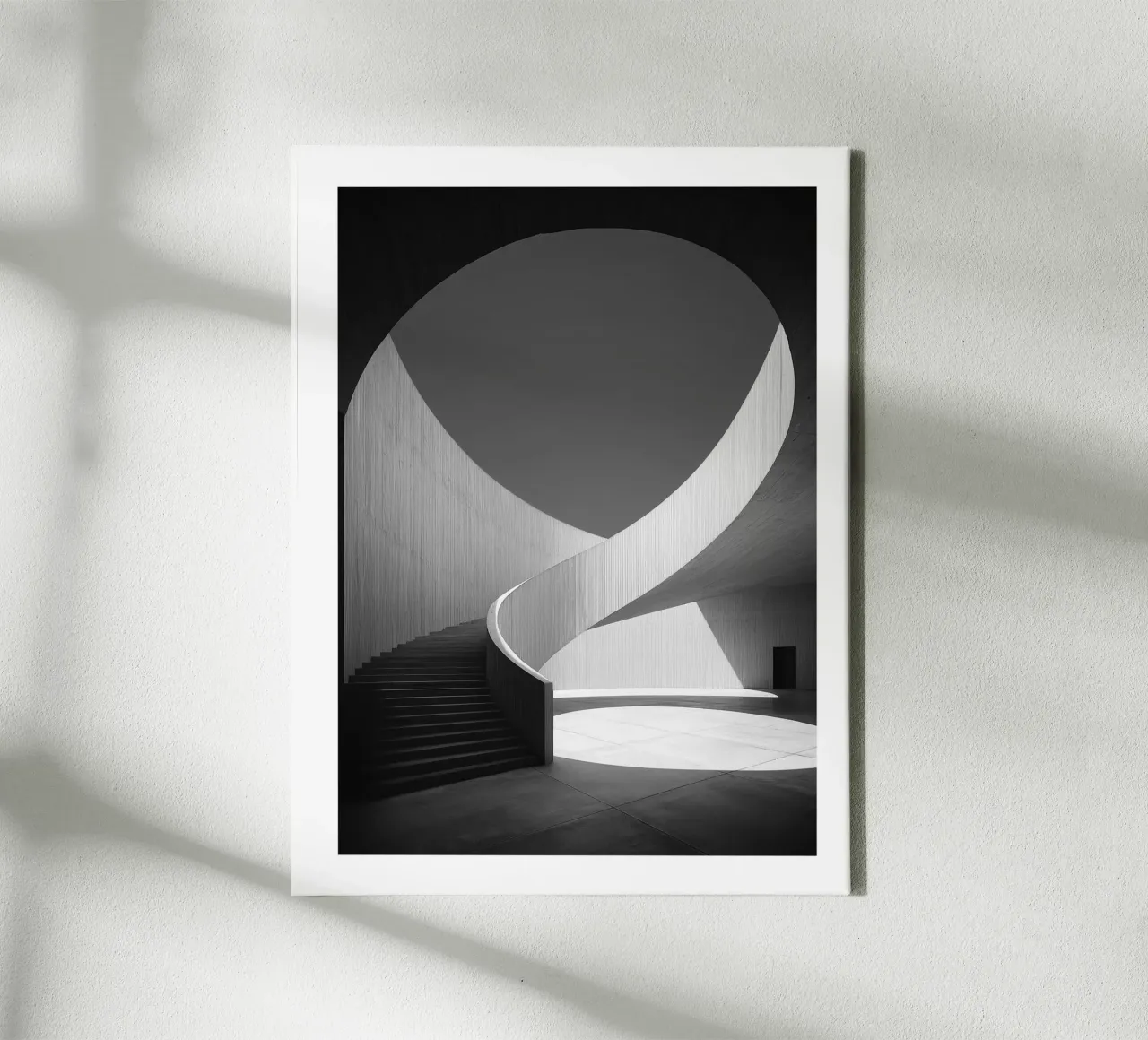 Scala elicoidale tela da Monochrome