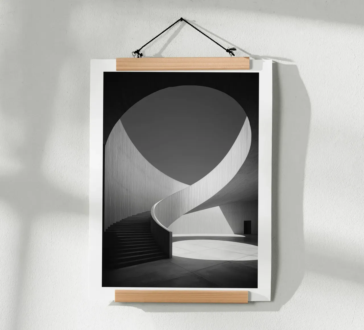 Scala elicoidale carta hahnemühle da Monochrome