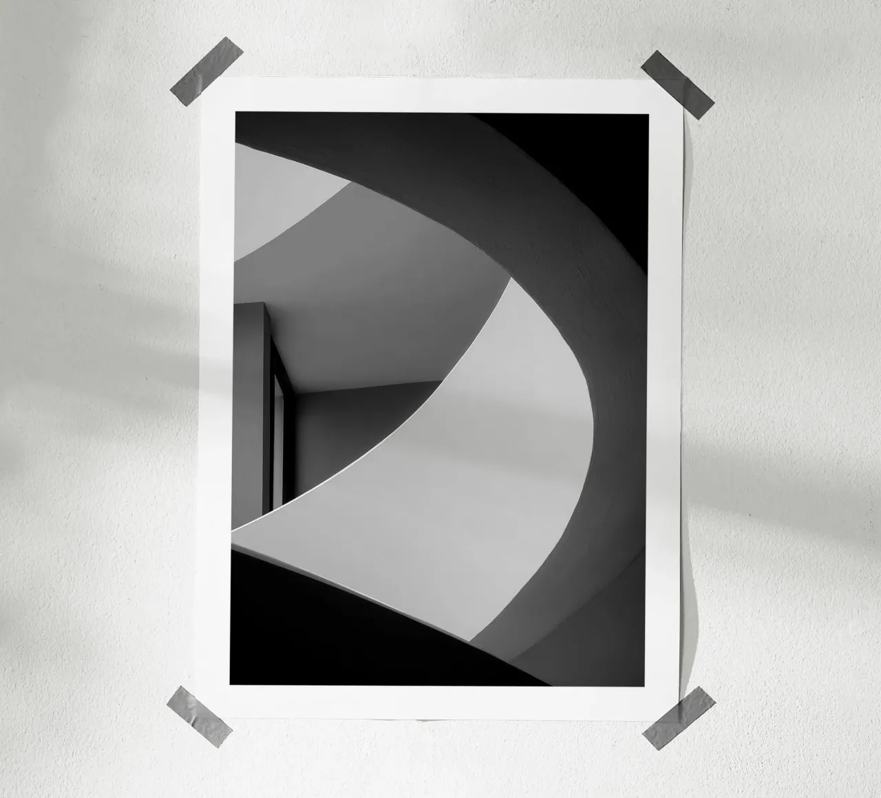 Curve a spirale carta hahnemühle da Monochrome