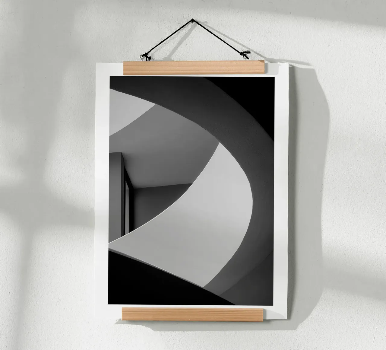 Curve a spirale carta hahnemühle da Monochrome