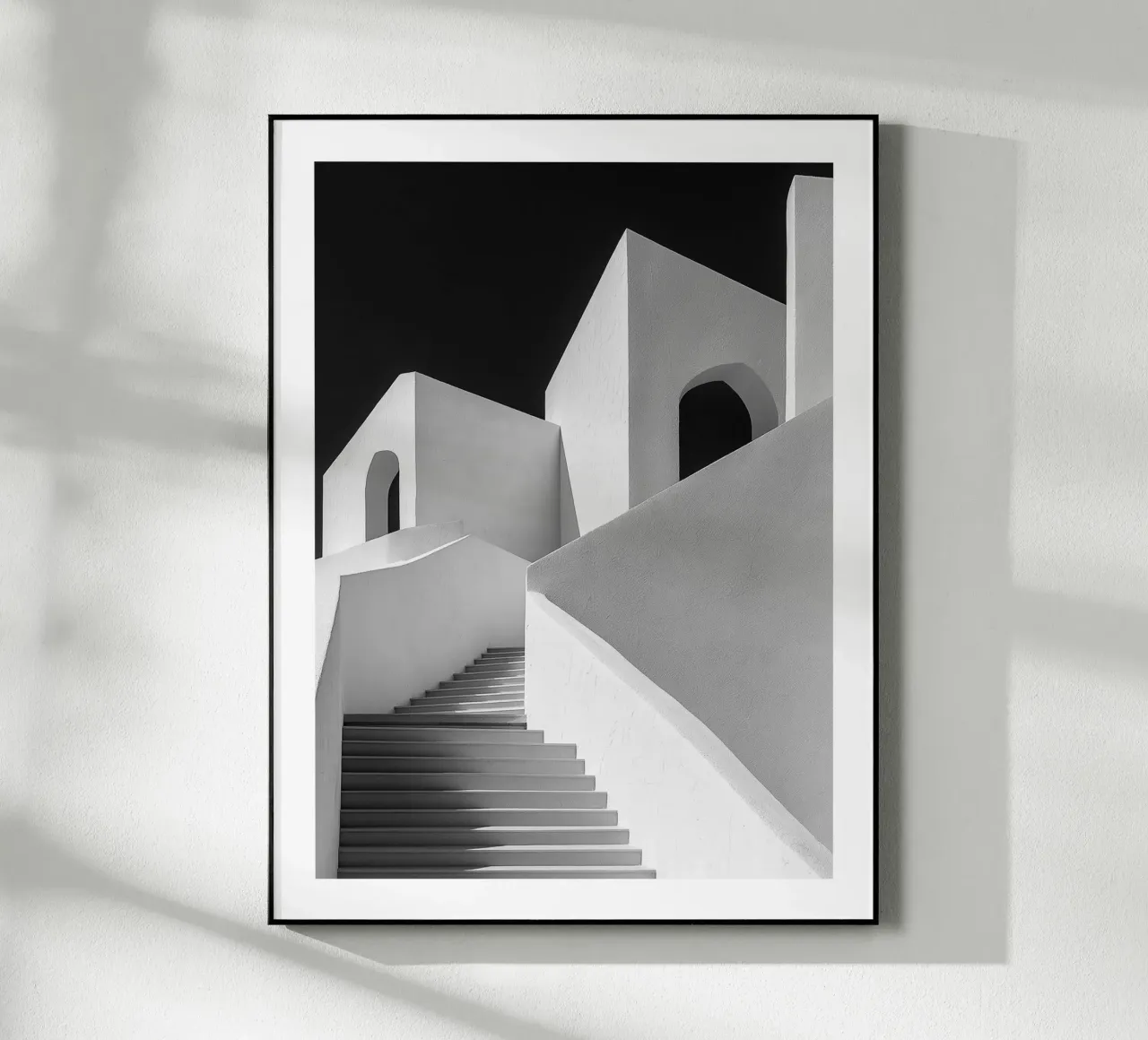 Scala bianca plexiglass da Monochrome