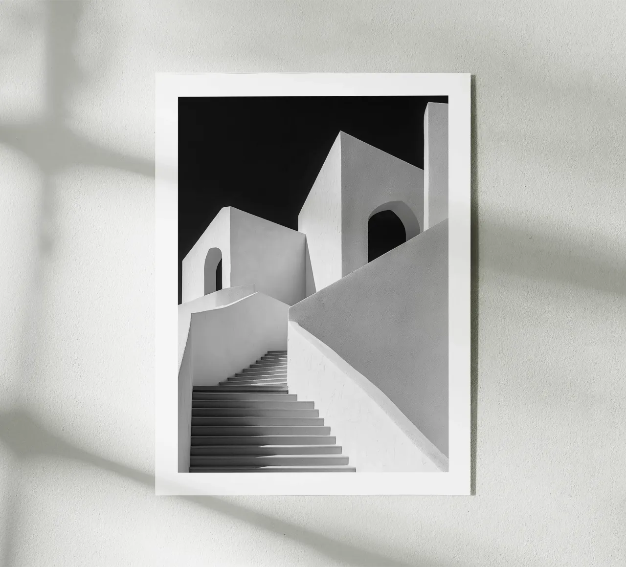 Scala bianca plexiglass da Monochrome