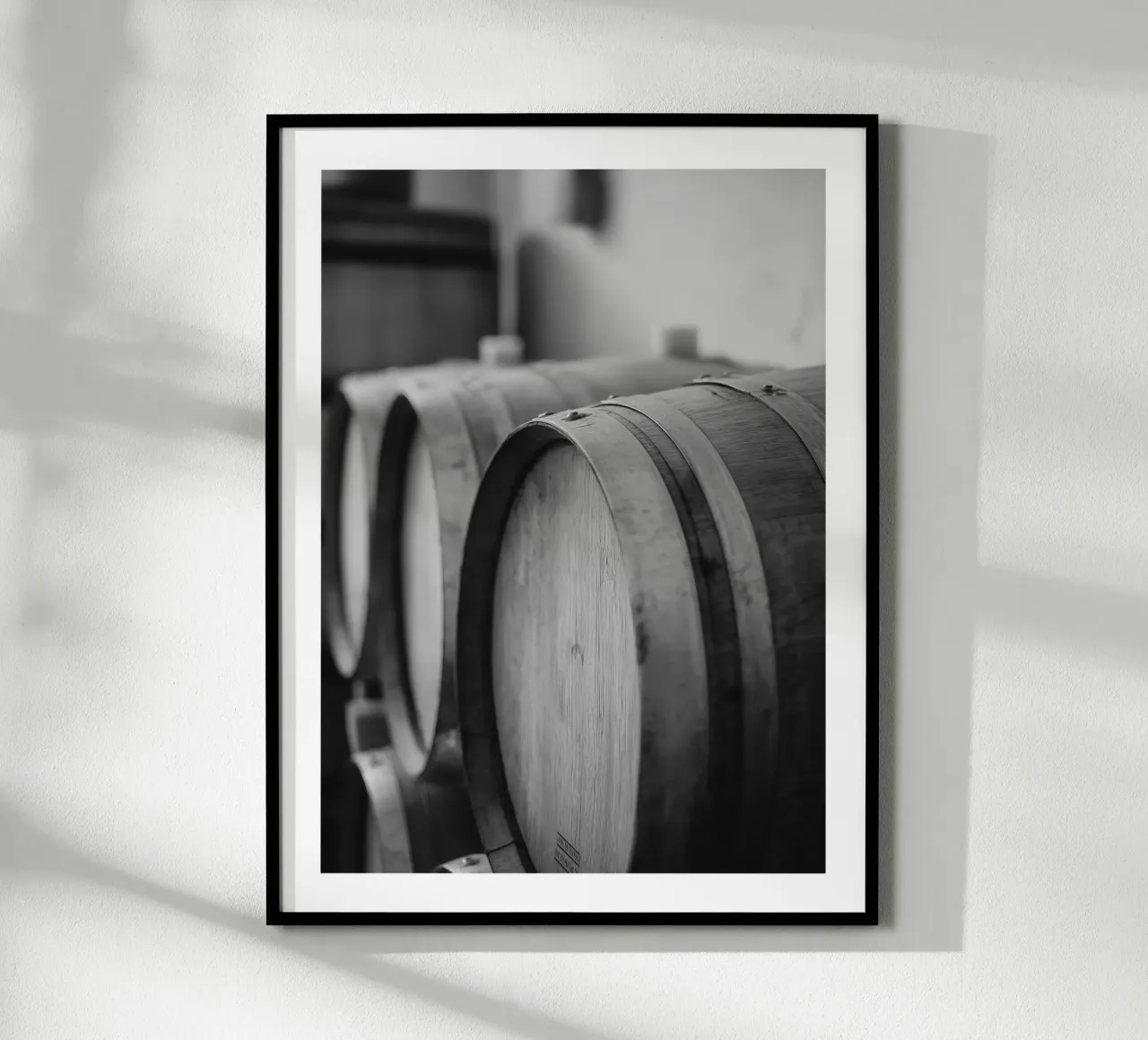 Eichenfässer Poster von Monochrome