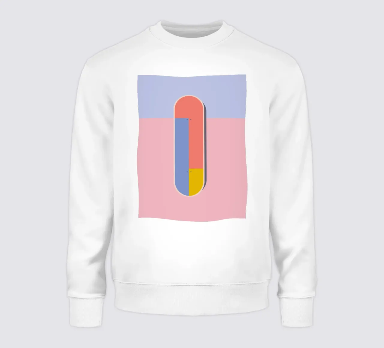 Color Blocks Skateboard 01 felpa da DARIA IVANOVNA