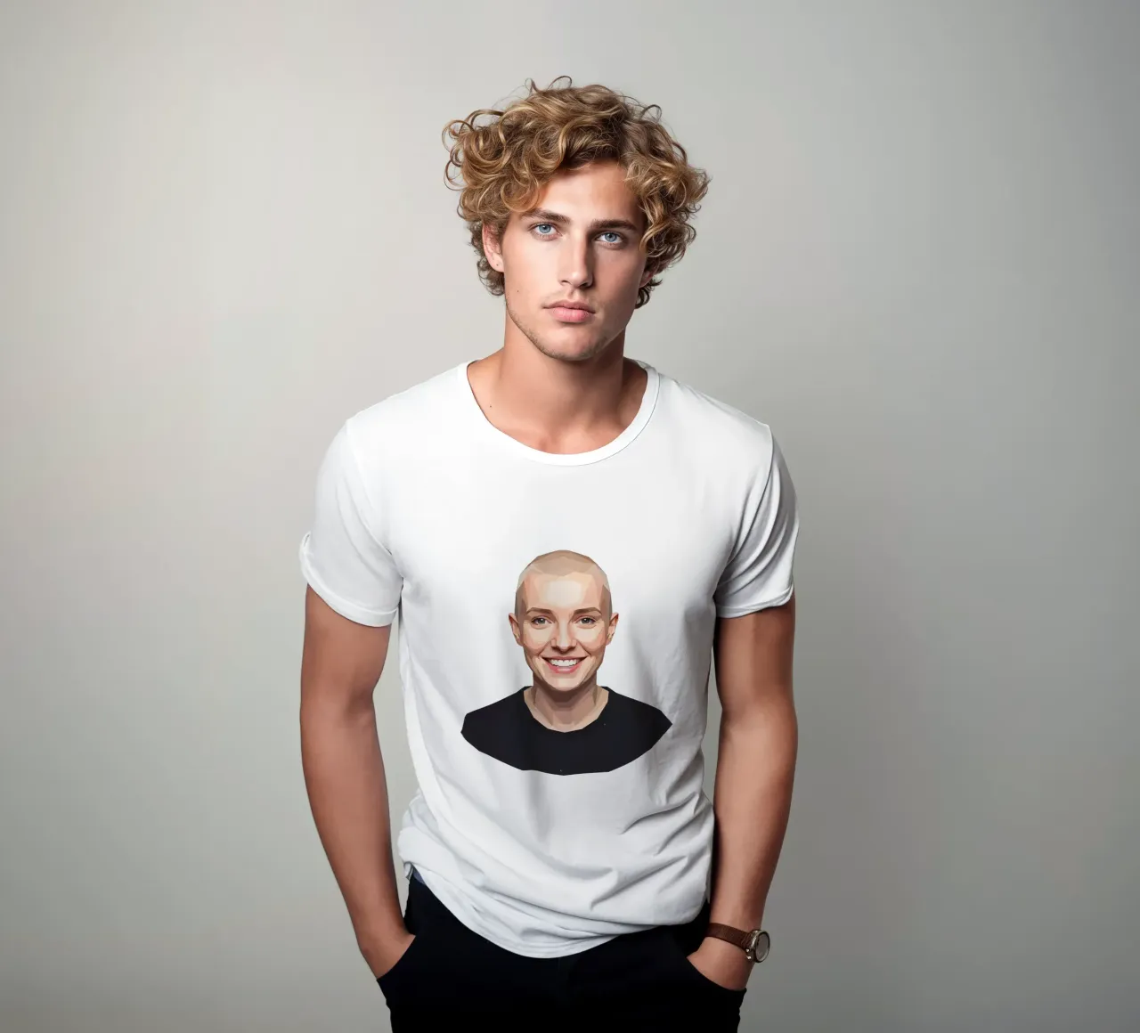 Sinéad O'Connor Lowpoly t-shirt da Low Profile