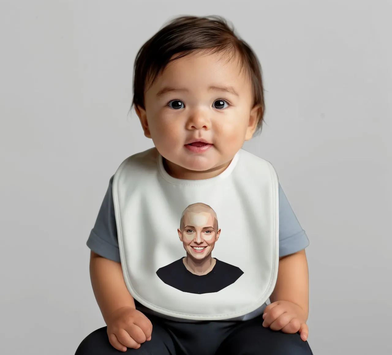 Sinéad O'Connor Lowpoly bavaglino da Low Profile