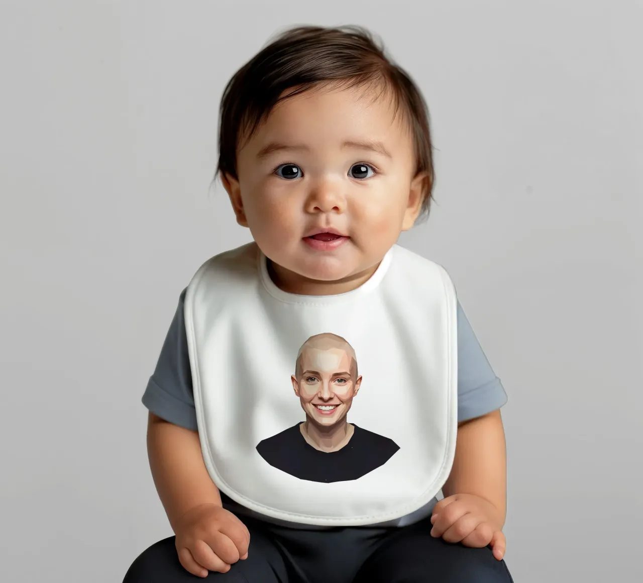 Sinéad O'Connor Lowpoly bavaglino da Low Profile