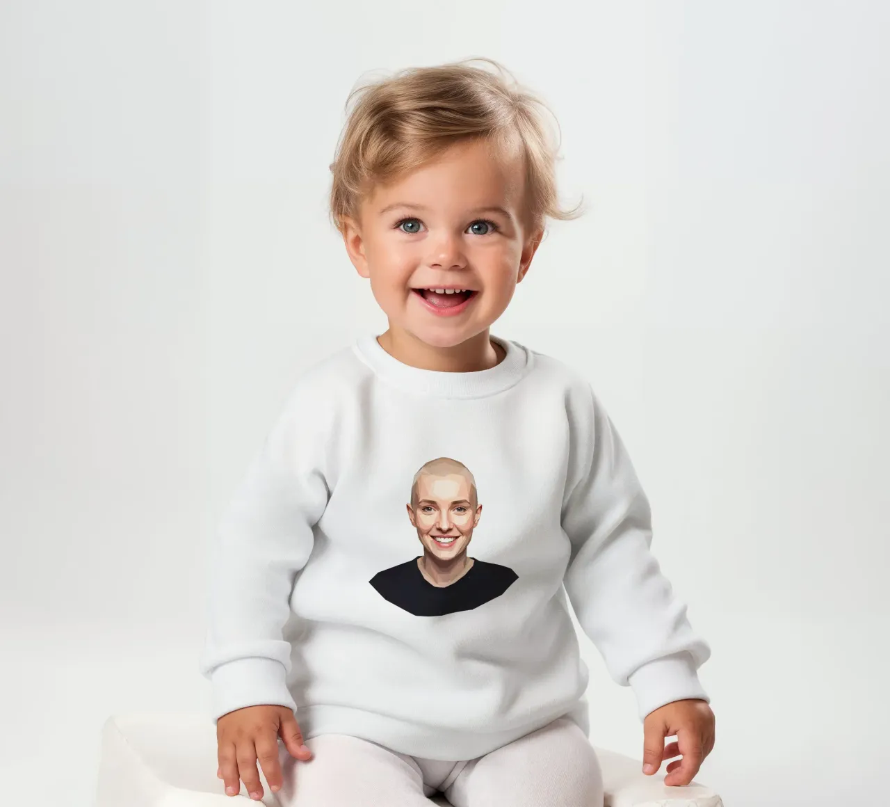 Sinéad O'Connor Lowpoly felpa neonato da Low Profile