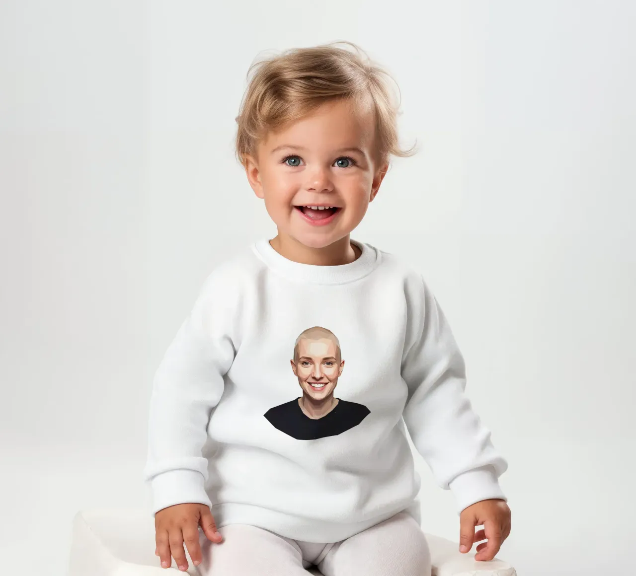 Sinéad O'Connor Lowpoly felpa neonato da Low Profile