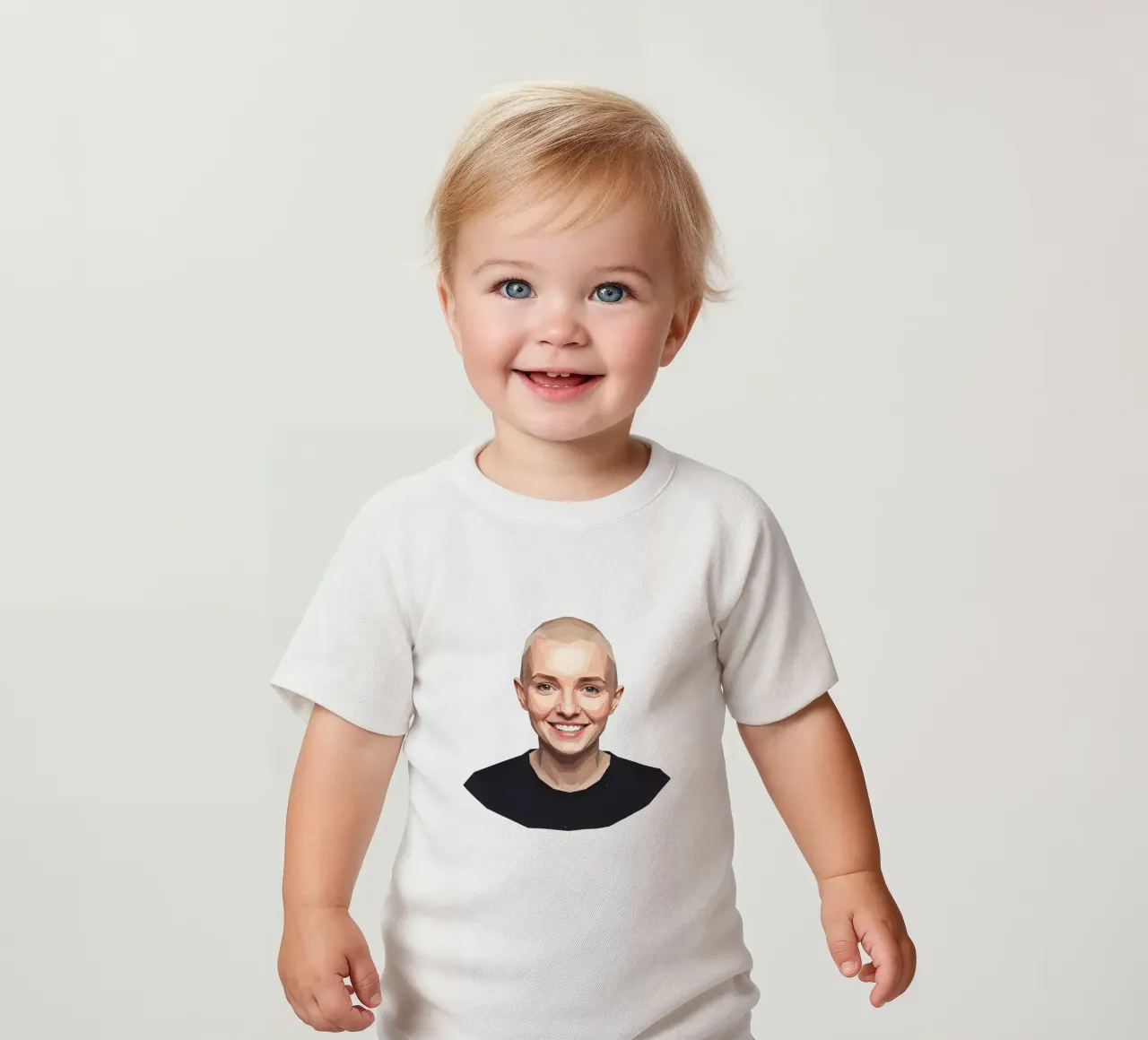 Sinéad O'Connor Lowpoly maglietta neonato da Low Profile