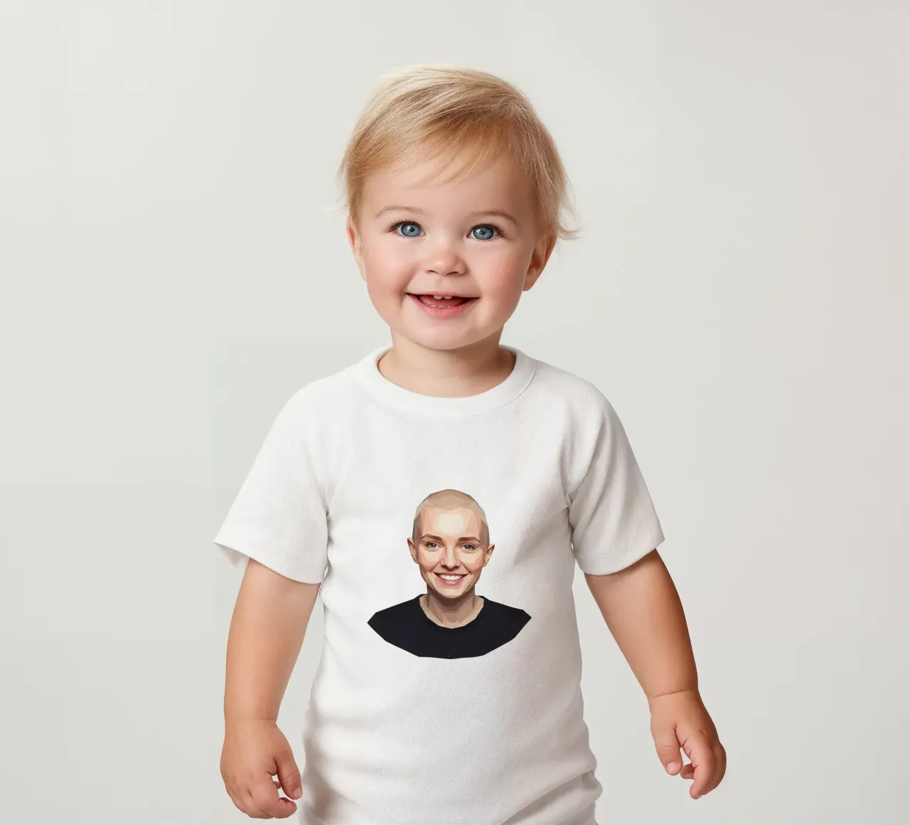 Sinéad O'Connor Lowpoly maglietta neonato da Low Profile