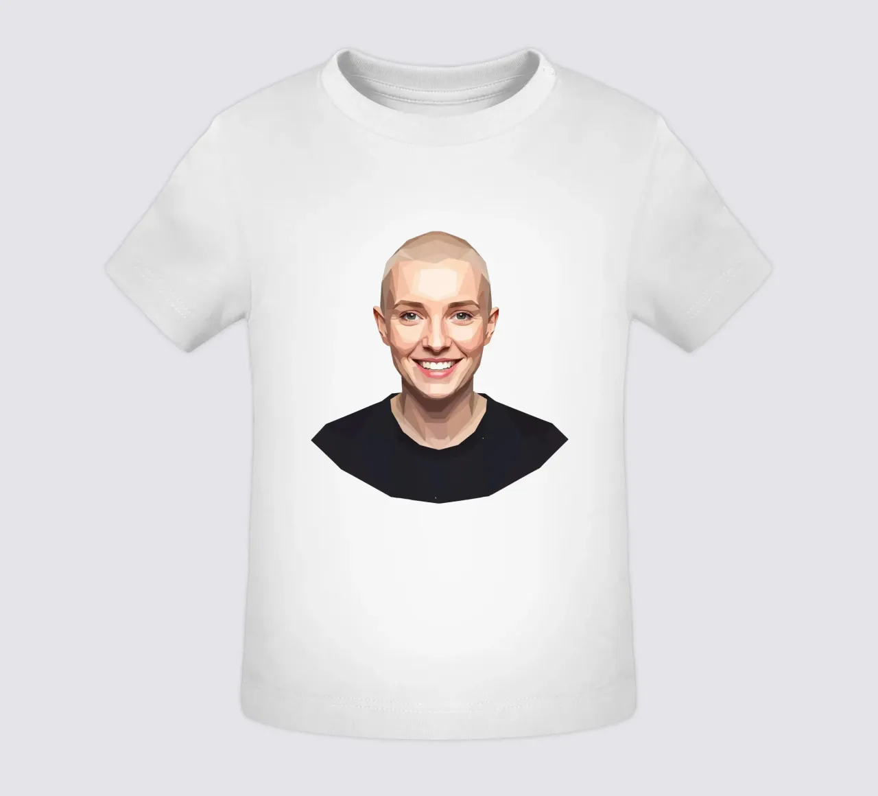 Sinéad O'Connor Lowpoly maglietta neonato da Low Profile