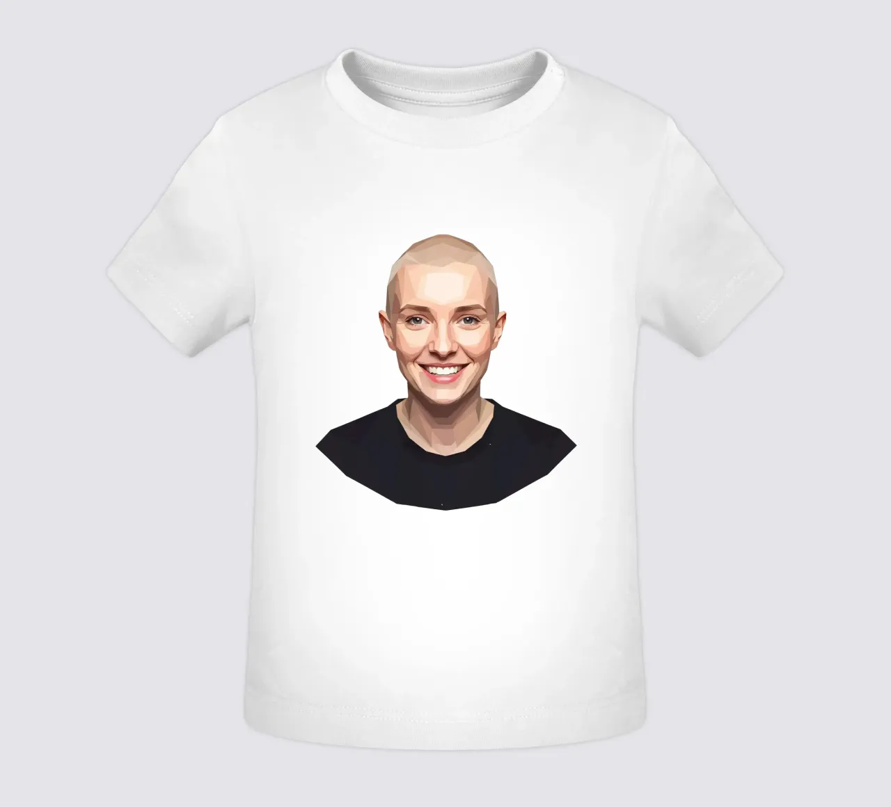 Sinéad O'Connor Lowpoly maglietta neonato da Low Profile