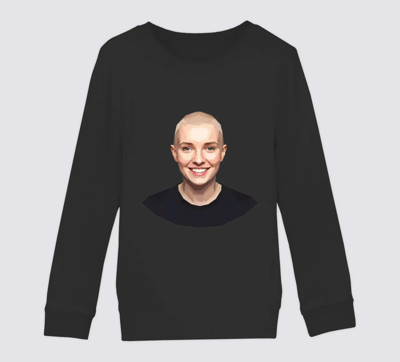 Sinéad O'Connor Lowpoly felpa bambino da Low Profile