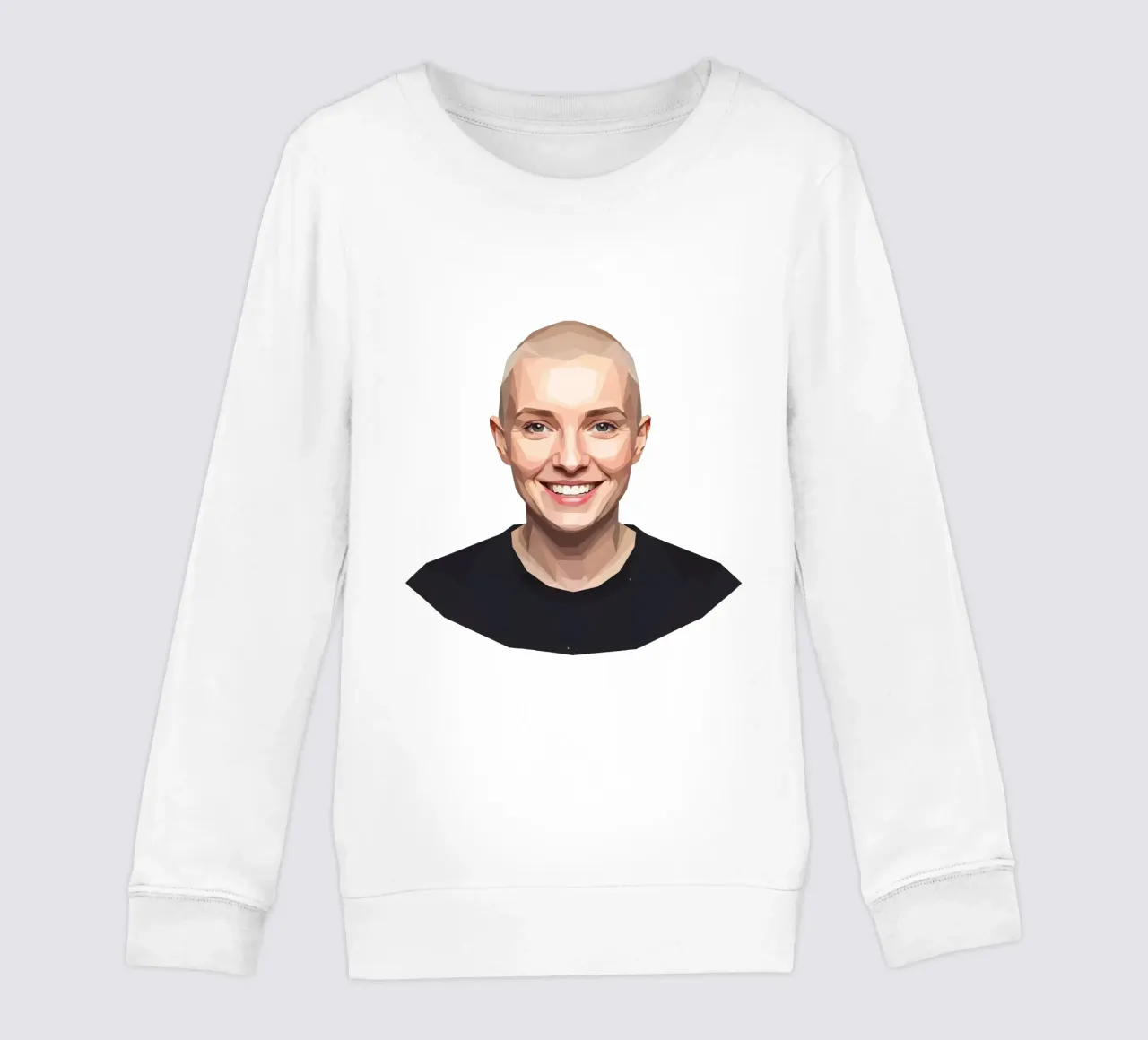 Sinéad O'Connor Lowpoly felpa bambino da Low Profile