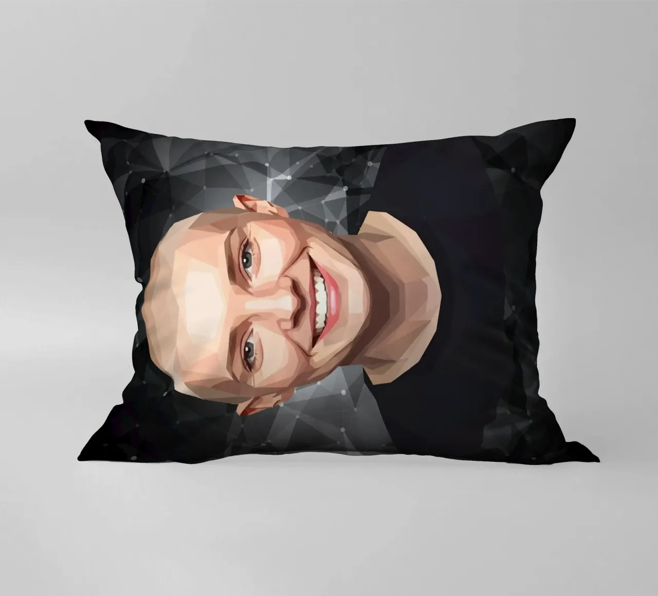 Sinéad O'Connor Lowpoly cuscino da Low Profile