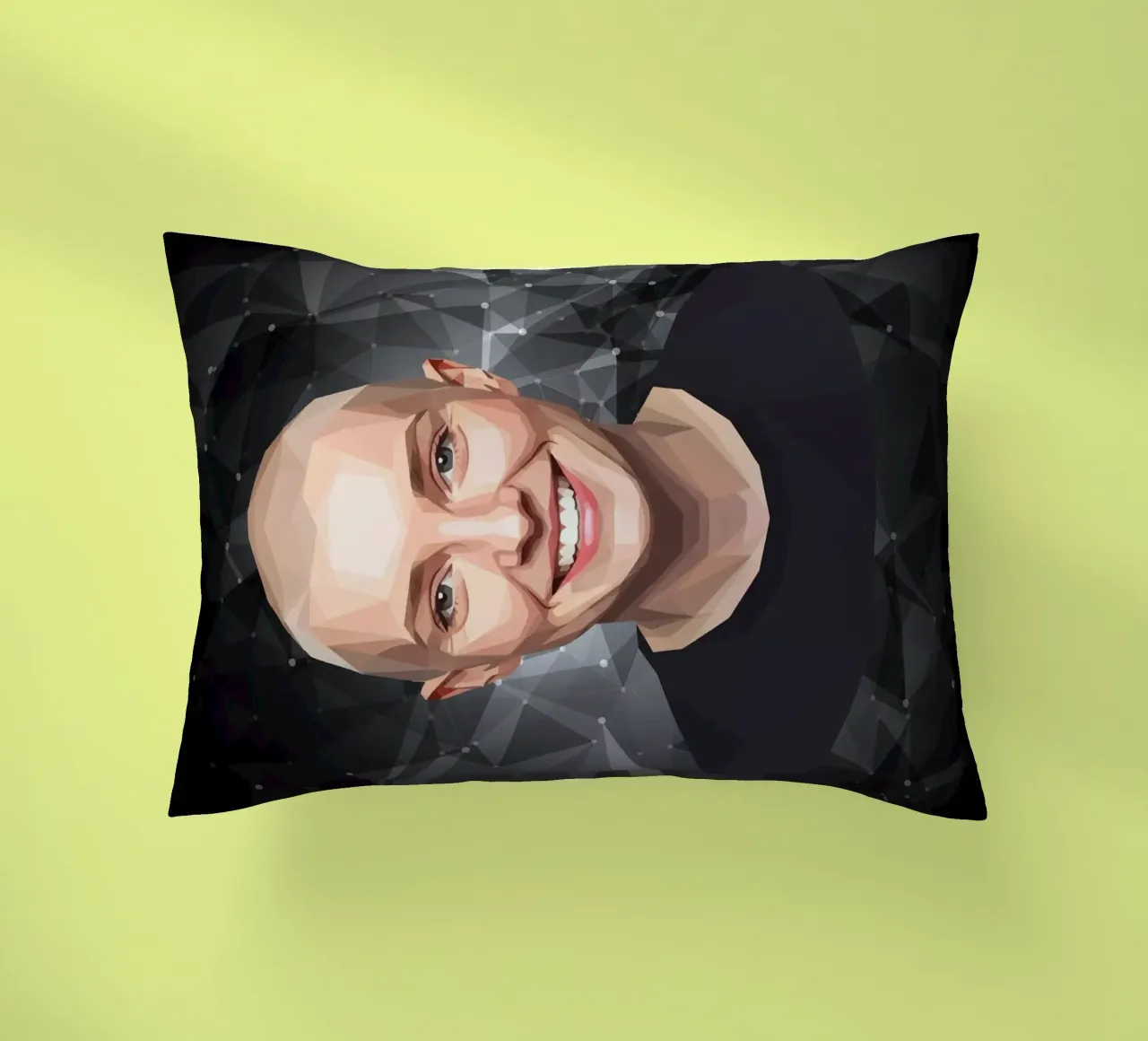 Sinéad O'Connor Lowpoly cuscino da Low Profile