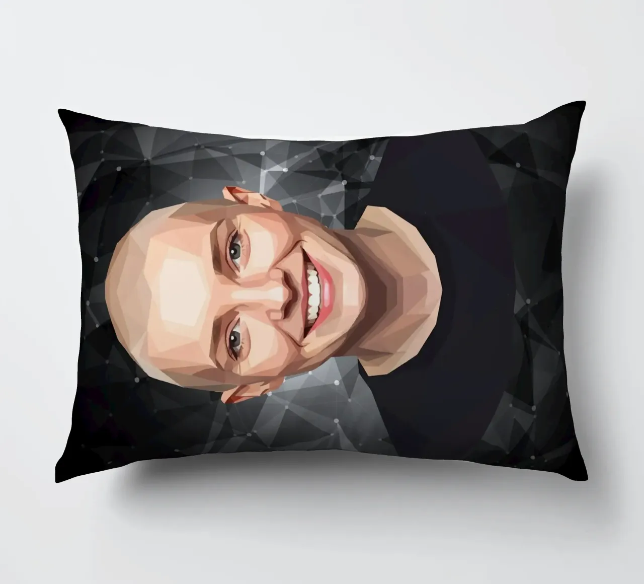 Sinéad O'Connor Lowpoly cuscino da Low Profile