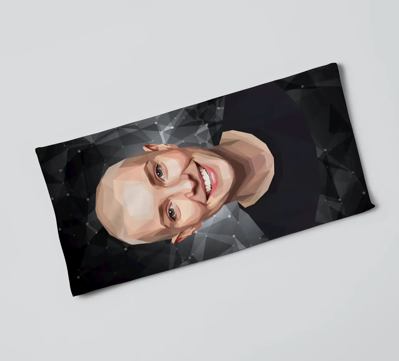 Sinéad O'Connor Lowpoly asciugamano da bagno da Low Profile
