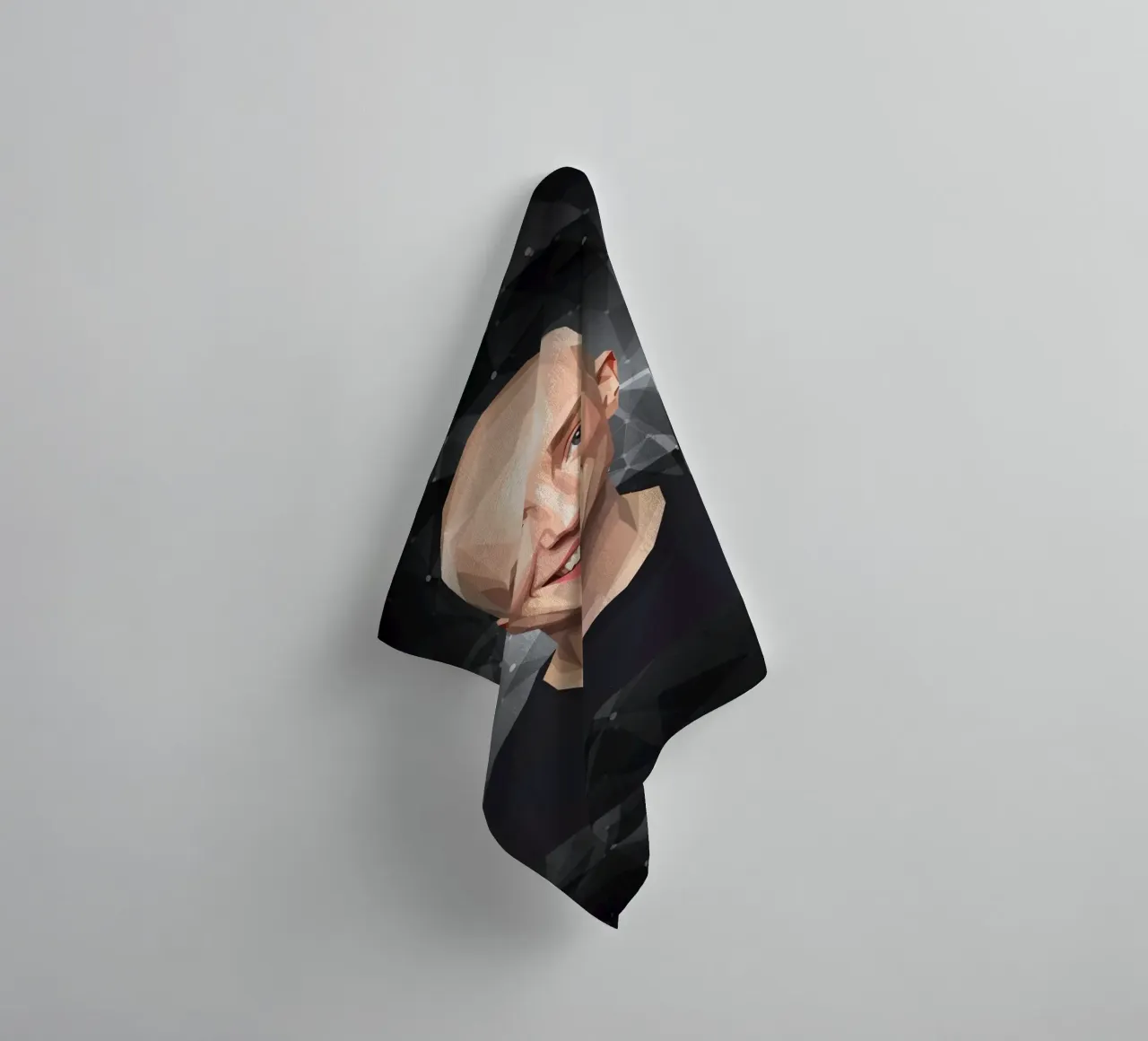 Sinéad O'Connor Lowpoly asciugamano da bagno da Low Profile