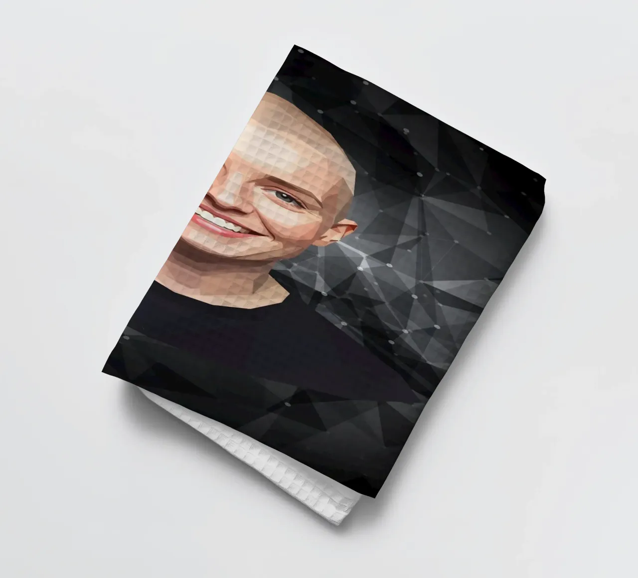 Sinéad O'Connor Lowpoly canovaccio da cucina da Low Profile