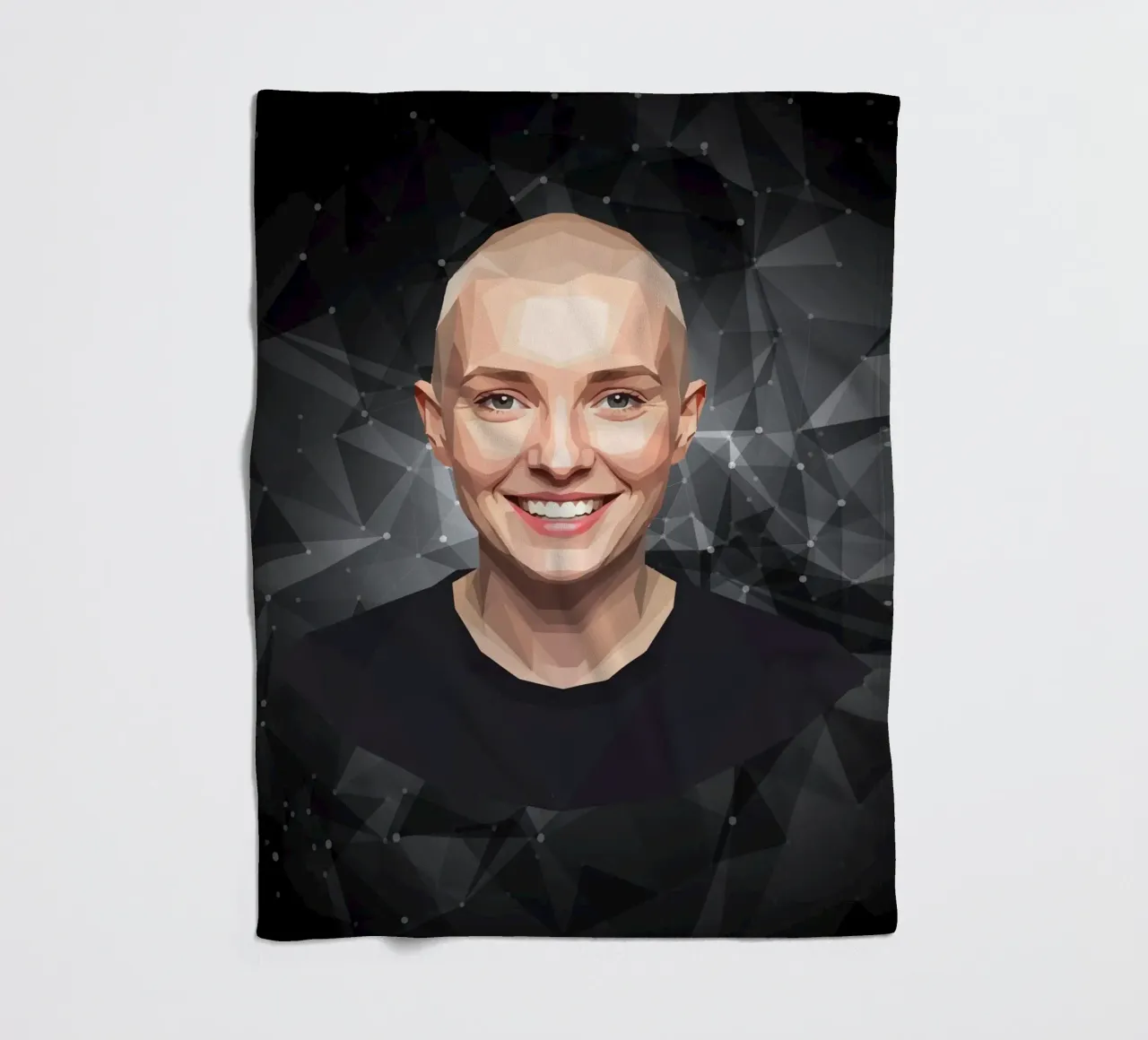 Sinéad O'Connor Lowpoly coperta in pile da Low Profile