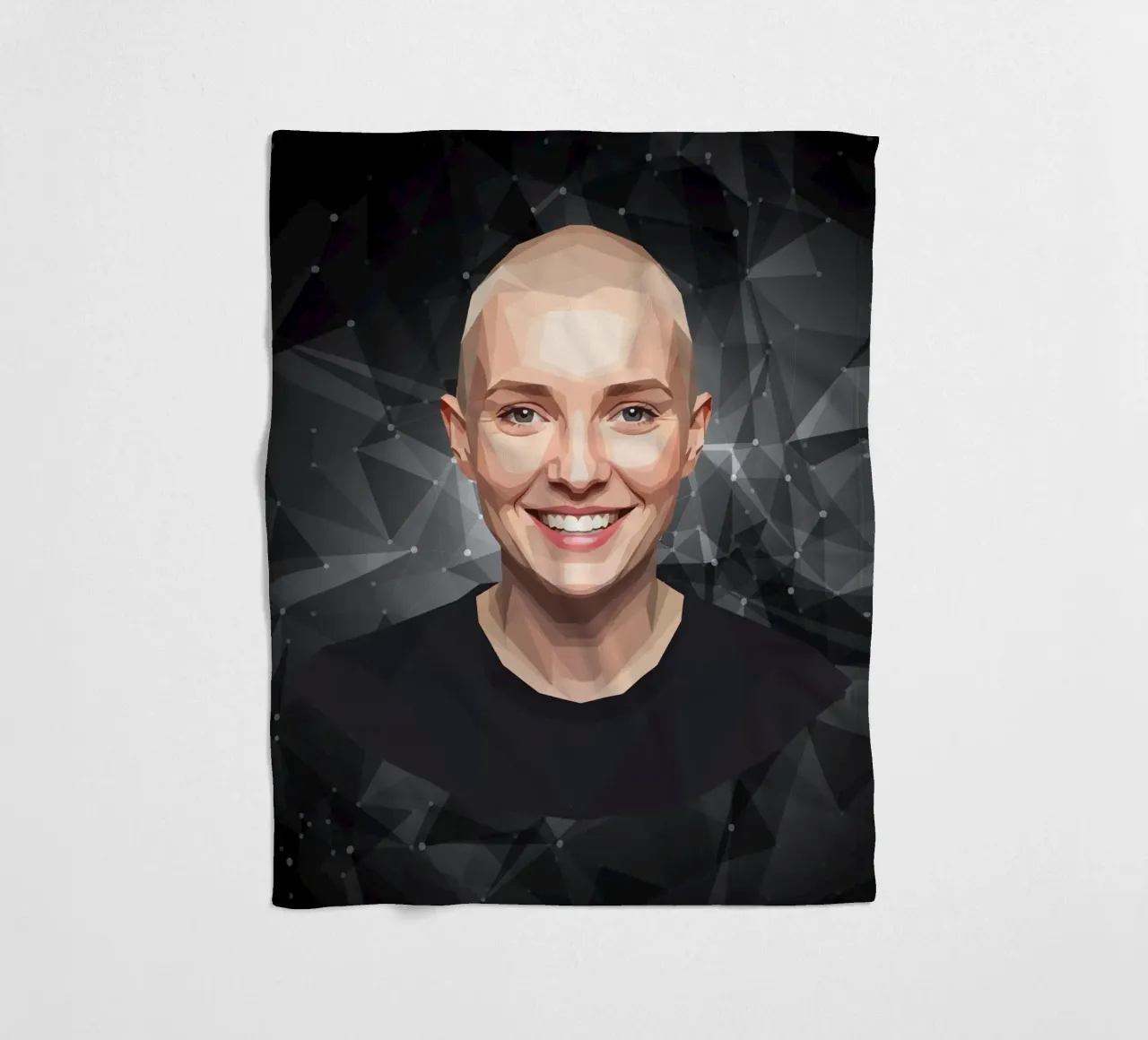 Sinéad O'Connor Lowpoly coperta in pile da Low Profile