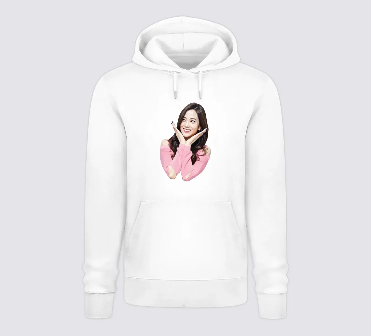 Kim Ji-soo Lowpoly felpa con cappuccio da Low Profile