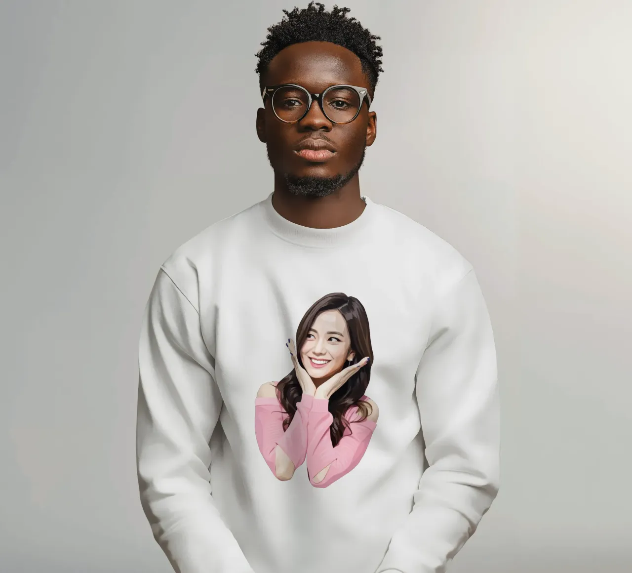 Kim Ji-soo Lowpoly felpa da Low Profile