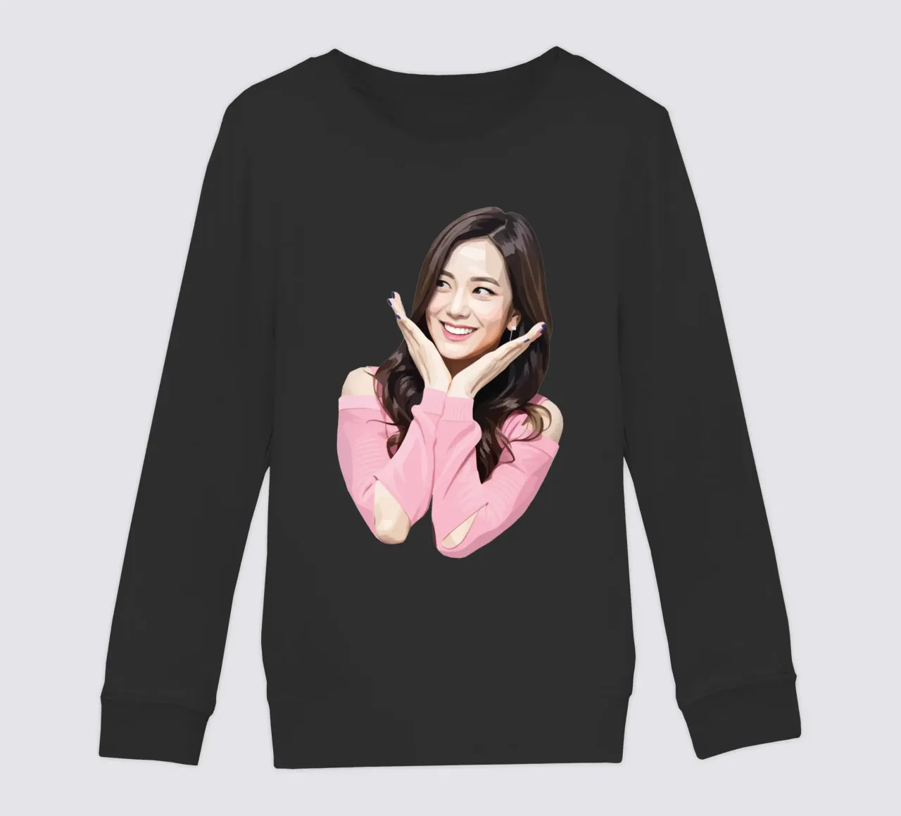 Kim Ji-soo Lowpoly felpa bambino da Low Profile