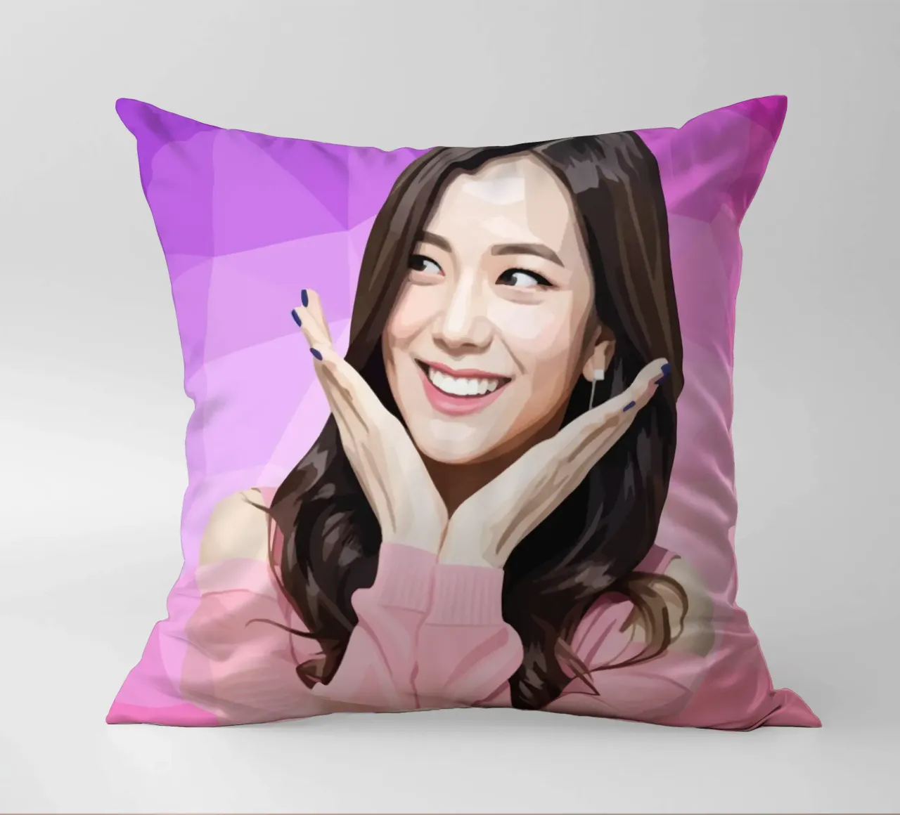Kim Ji-soo Lowpoly cuscino da Low Profile