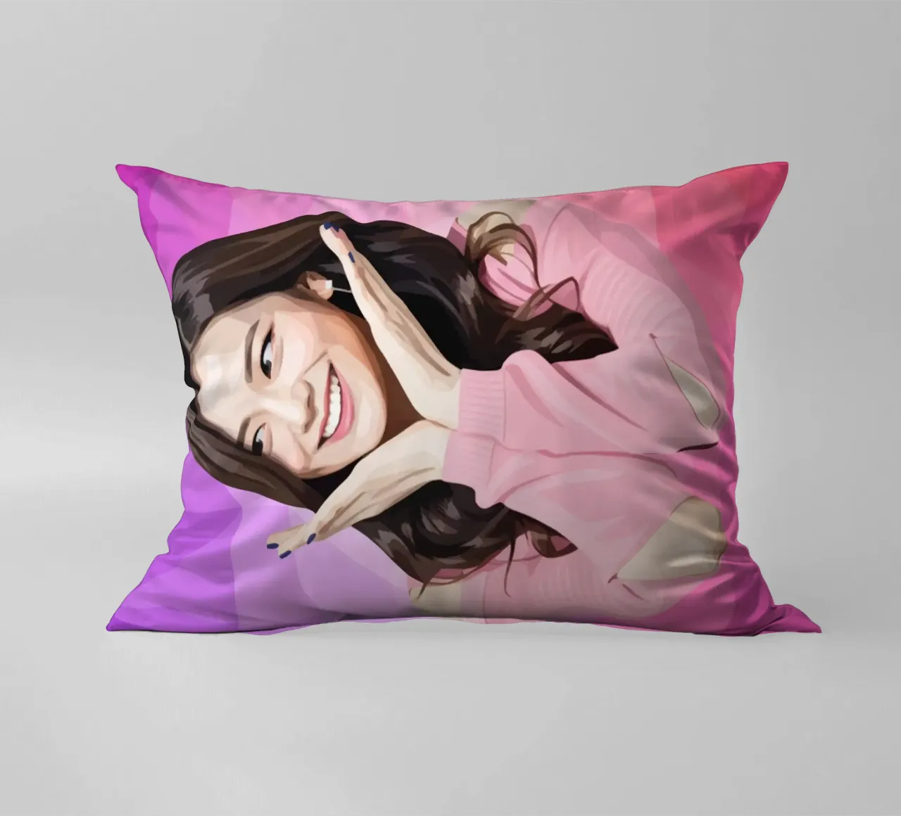 Kim Ji-soo Lowpoly cuscino da Low Profile