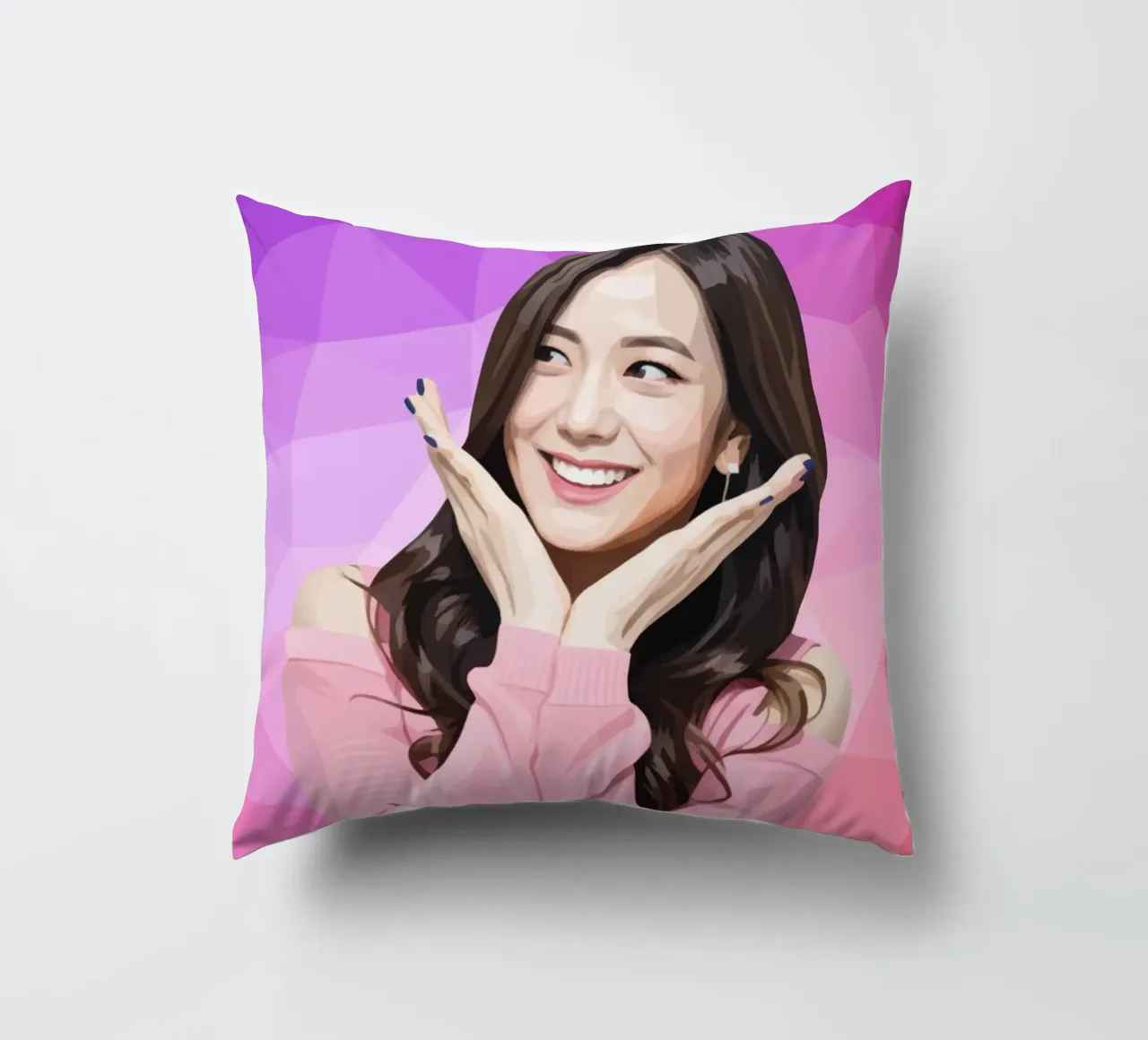 Kim Ji-soo Lowpoly cuscino da Low Profile