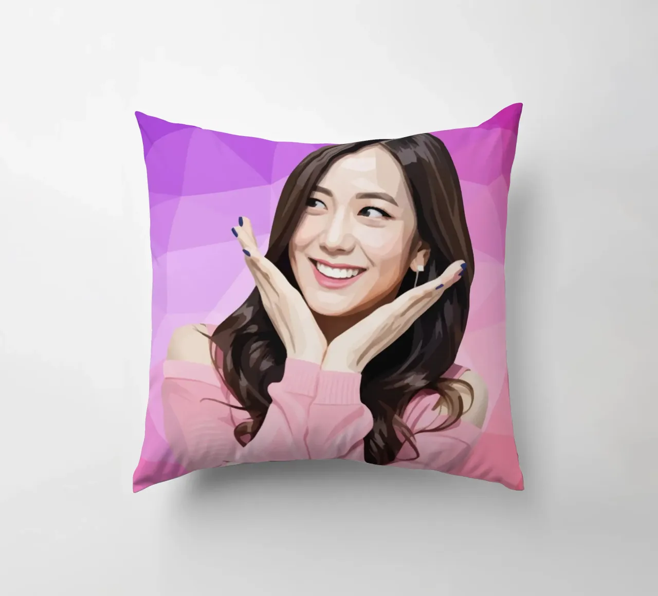 Kim Ji-soo Lowpoly cuscino da Low Profile