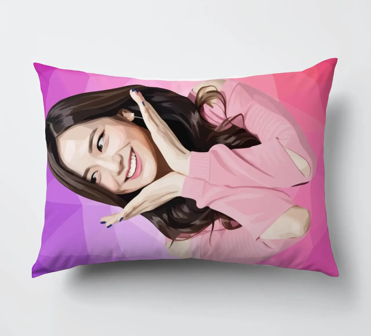 Kim Ji-soo Lowpoly cuscino da Low Profile