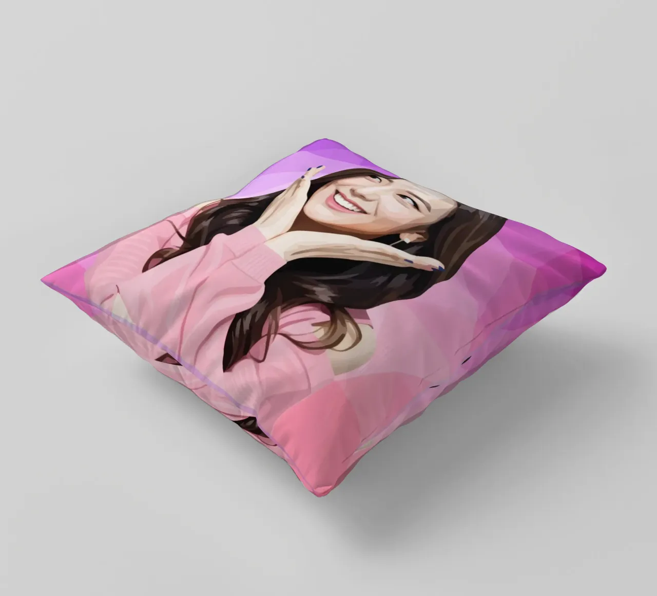 Kim Ji-soo Lowpoly cuscino da Low Profile